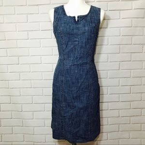 Isabella Bird by Anthro Denim Med Wash Dress Sz 6